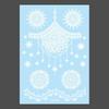 Lace Flower White Tattoo Stickers Long-lasting Butterfly Tattoo Stickers  Women Men