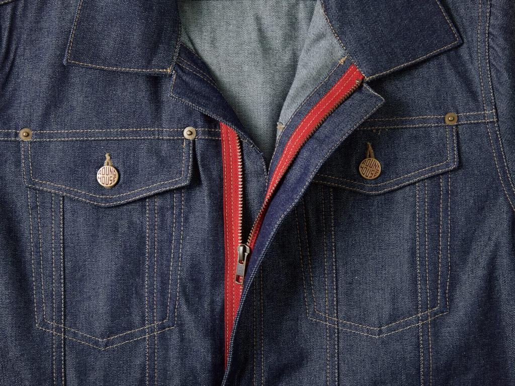 ROUND HOUSE Denim Size RH3001 Coverall, 3L, Indigo,