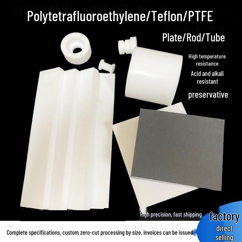 Anti-Static Black PTFE Plate & White Teflon Rod for Engraving