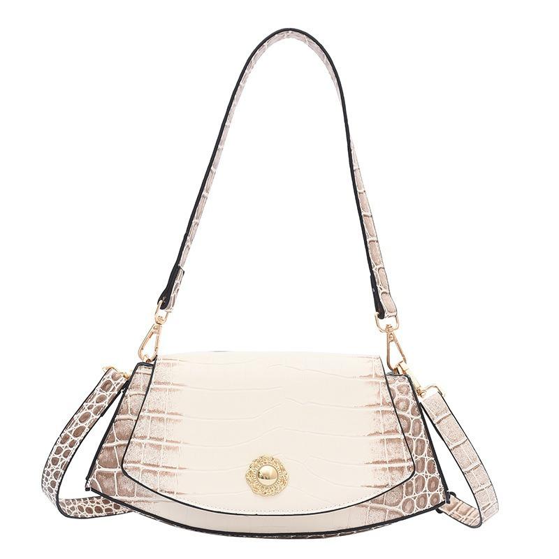 

Женская новая маленькая сумка Корейская мода Тисненая сумочка Можно носить на плече или через плечо Женская сумка белый