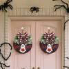 Handmade Wood Plaque Welcome Sign Stylish Indoor/Outdoor Wall Hanging for Halloween Enthusiasts Holiday Window display