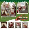 Plush Cartoon Snowman Christmas Elk Pillow
