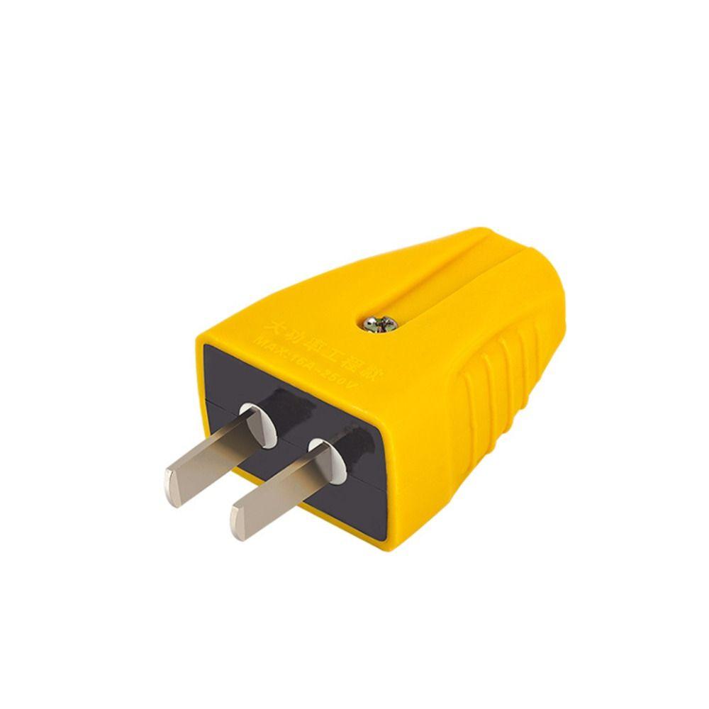 

10-16A 250V Plug Adapter Two-Pin Power Rotatable Plug CN Electrical Wiring Accessories Industrial Turn the foot