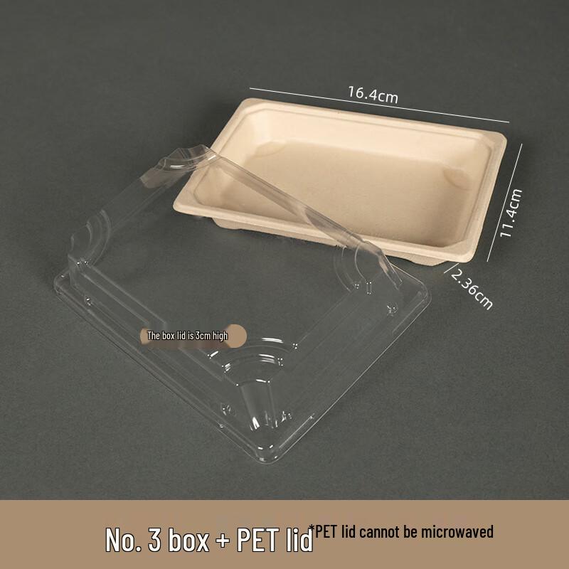 Disposable Sushi Takeaway Box with PET Lid