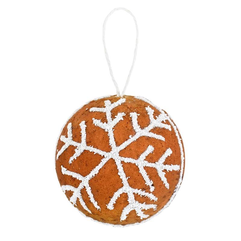 Christmas Tree Hanging Ornaments Foam Ball Snowflake Gingerbread Man Pendant Christmas Decorations For Home New Year 2025