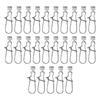 25PCS Stainless Steel Fishing Line Sinkers Lock Snaps Universals Fishing Float Connectors Fishing Clip Hanging Baits Pin