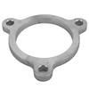 Stainless Steel Turbo Flange 0.4in Thickness M10 Fixing Hole Fit for Seat Leon 1M Cupra R K04