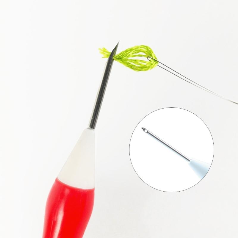 Knitting Embroidery Pen Felting Hooking Threader Needle Embroidery Craft Tools