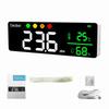 Noise Msuring Instrument Digital Decibel Sound Meter Temperature Meter Humidity Meter 3-in-1 Detector Indoor Wall Mounted Large Screen