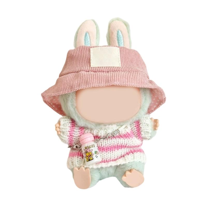 

Popular Doll Sweater with Plush Hat and Accessories For Children Creative Pretend Play Game Figure Doll Display Decors