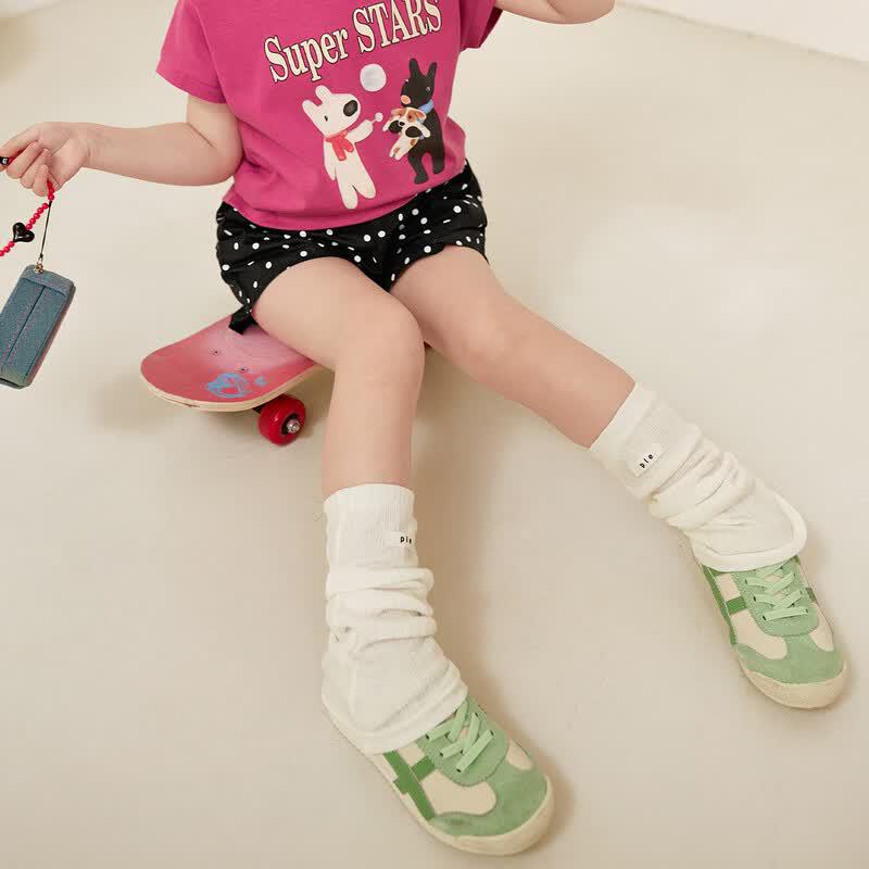 LUSON Little O Baby Girl's Loose Printed Summer Shorts