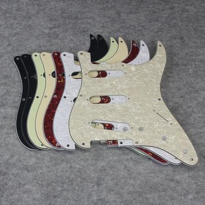 FLEOR 1PCS Vintage 8 Holes ST SSS Electric Guitar Pickguard Scratch Plate With Screws Guitar Parts