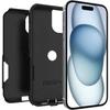 Coque pour smartphone - otterbox - commuter - antichoc - compatible iphone 16e, 15, 14, 13 - noir