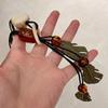 Long Bohemian Ceramic Bead Strand Necklace Ethnic Leaf Pendant Fringe Jewelry for Women Summer Statement Accessory
