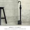 ideaco CUBE Stone Sand Black Umbrella Stand, 9-Holder Capacity, 14cm Wide x 14cm Deep x 17.5cm High