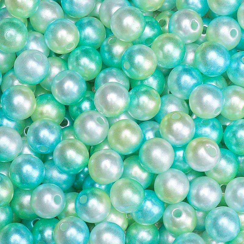 

4/6/8/10 мм 100-300 шт./пакет ABS цветные бусины DIY браслет ожерелье серьги ювелирные аксессуары 6mm 100pcs/bag