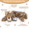 Puppy Heartbeat Toys Comfort Cuddle Pillow, Large Leopard Heartbeat Toys for Stress Relief and Soothing Help