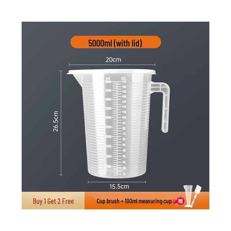 Chaxun 5000ml Super Large Capacity Plastic Cold Water Jug