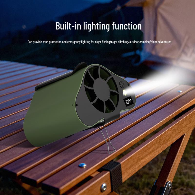 Portable Neck and Waist Cooling Fan - Wearable Air Conditioner for High-Temperature Environments