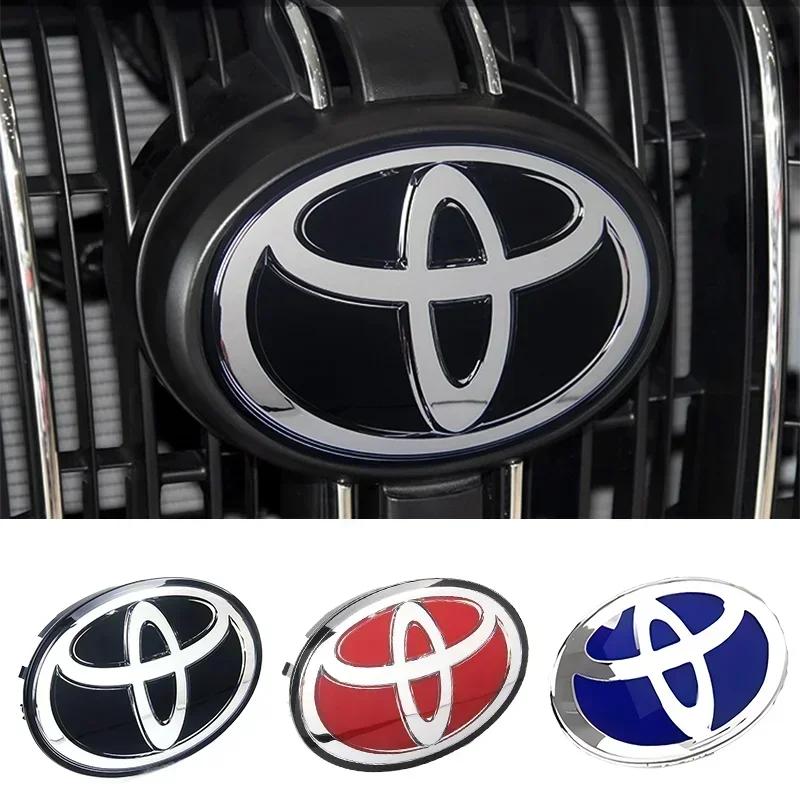 3D logo emblém pro Toyota Corolla Camry RAV4 Hilux CHR Highlander Yaris Vios Alphard Prado Reiz Wish, Přední mřížka a kapota