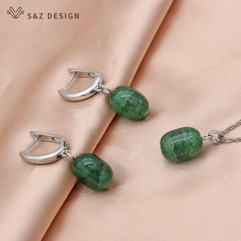 

Стильные индивидуальные серьги в форме яйца цвета розового золота, комплекты ювелирных изделий для женщин, вечерние, элегантное ожерелье с подвеской