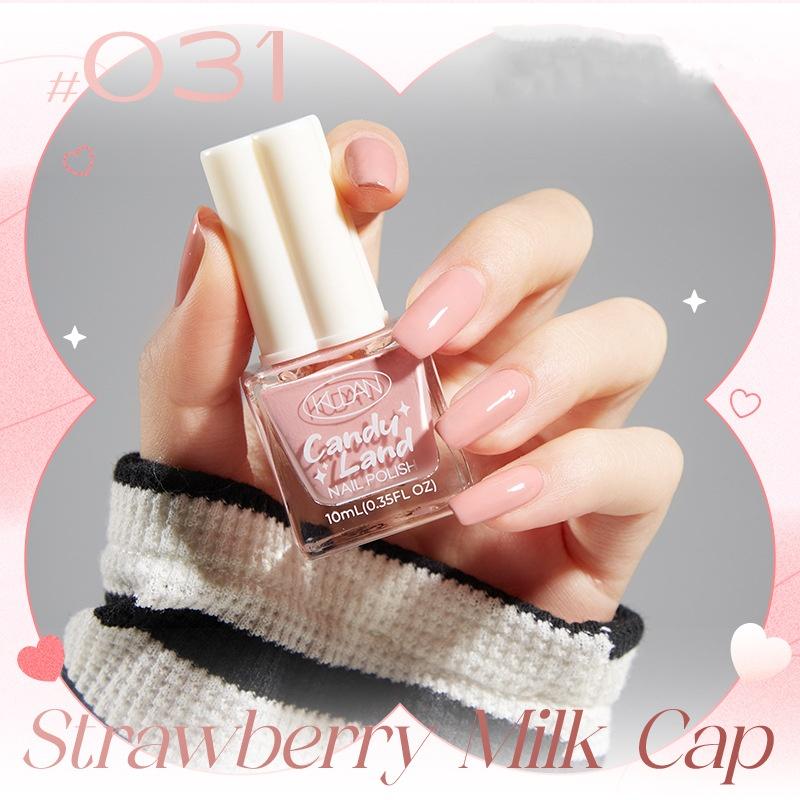 Water-based Nail Polish, No Baking, Long-lasting, Quick-drying, Nude Color, Fine Shiny Nail Polish, Nail Polish