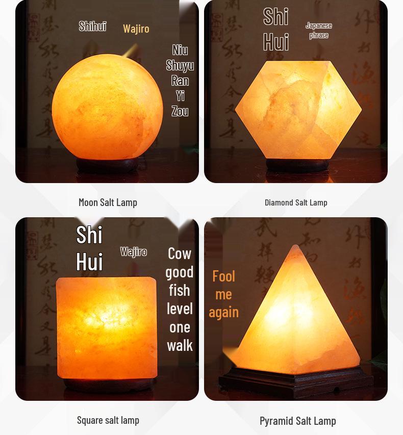 Office Desk Wealth-Attracting Himalayan Salt Lamp - Flawed Item Gift