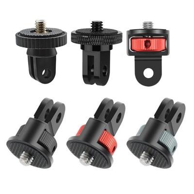 1/4 tum skruv stativadapter 360 roterande fäste hållare för Go Pro Hero 12 11 10 9 8 Insta-360 One X4 X3 X2 kameratillbehör