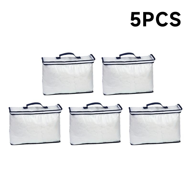 Transparent PVC packaging bags portable bedding blanket packaging pillowcase storage bag
