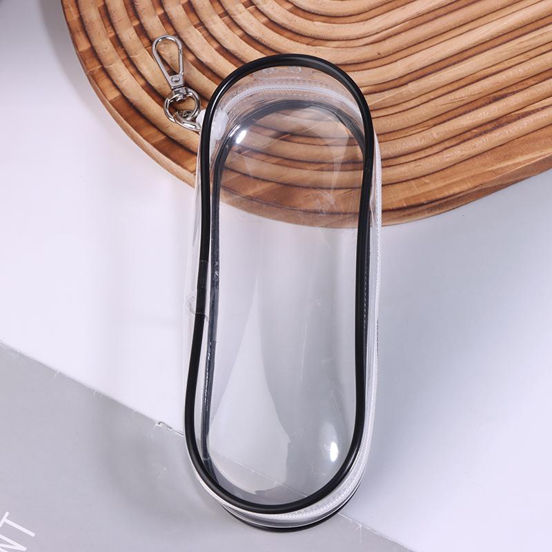 Creative Clear Outdoor Bag For Cartoon Plush Dolls Toys Transparent Mini Doll Pouch For Keychain Doll Anime Figure Storage Case