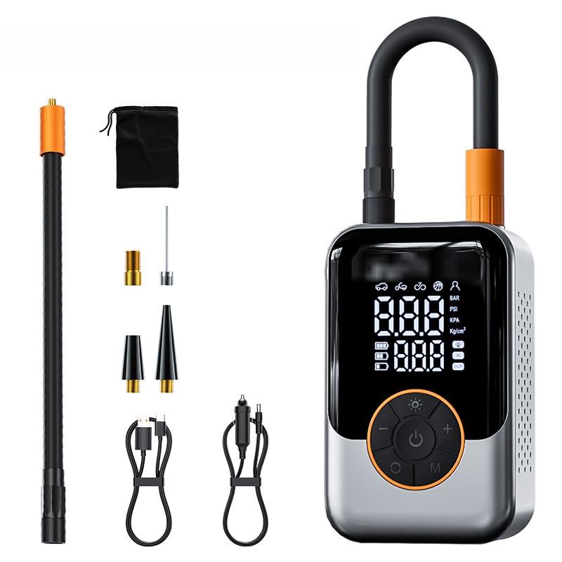 Wireless Car Tire Inflator Portable Air Pump 3000mAh Rechargeable Battery Mini Tyre Inflator for Sedan Motorcycle Bicycle