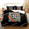 Kiss Band Bedding Set Single Rock Print Bed Set With Pillowcase Bed Duvet Cover Soft Single Double Queen Super King Size Bedroom