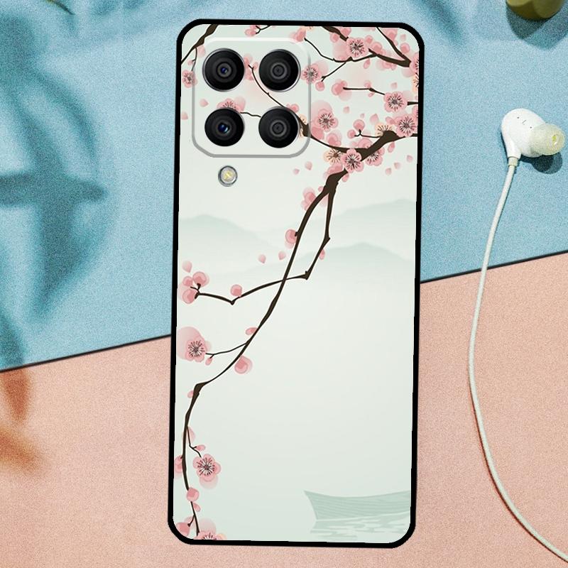 Cherry Blossom Floral For Samsung Galaxy M14 M34 M54 M20 M06 M16 M12 M13 M15 M35 M55 M33 M53 M21 M31 M32 M52 Case