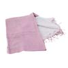 Soft to the Unisex x [ubmai] Stole, 100% Cotton, Reversible, All-Season, Lightweight, Touch, (Purple Off-White)