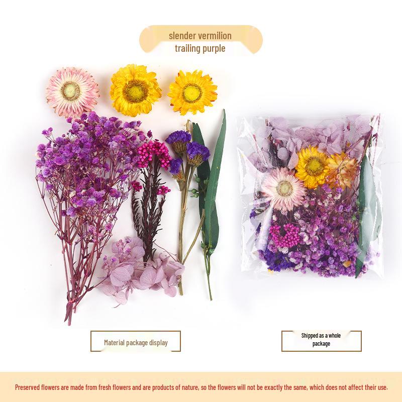 Eternal Dried Flower Photo Frame Decoration – Handmade Air-Dried Bouquet Ornament for March 8th