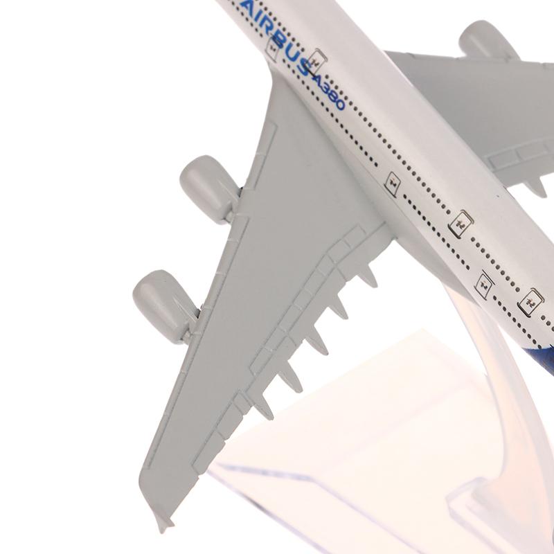 16 cm A380 Originalmodell Legeringsfly 1:400 Skala Metall Flymodell Støpt Fly Luftfart Samleobjekter Leketøy For Gutter