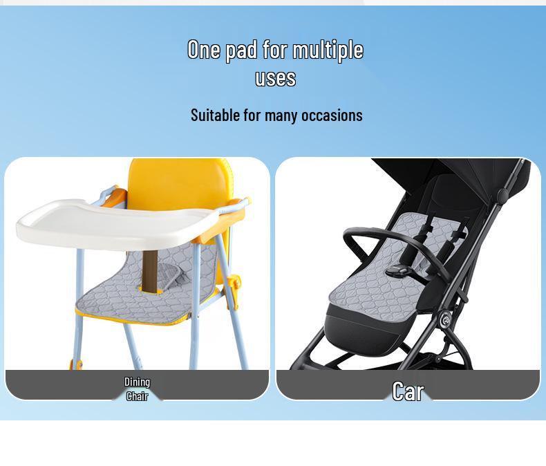 Water-Absorbent, Urine-Proof Baby Car Seat Cushion - Soft, Breathable, Skin-Friendly