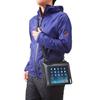 SANWA SUPPLY Tablet Waterproof and Dustproof IP47 with Stand and Shoulder Black Case, (10.1 Inch), Certified, Strap, (PDA-TABWPST10BK)