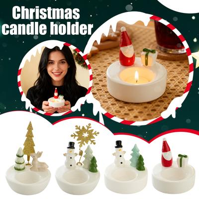 Christmas Snow Top Candle Holders, Candle Holder Decoration Ornaments, Christmas Decoration Ornaments