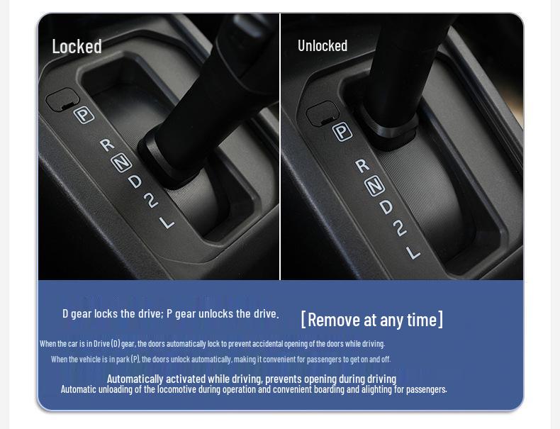 2019+ Jimny Center Console Upgrade: Multifunctional Electronic Components, Expansion Dock, Dual-Booth Design.