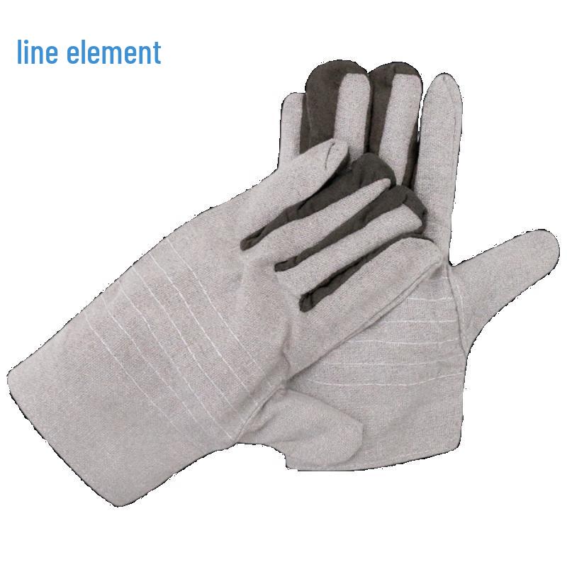 

Line Element Work Safety Canvas Gloves