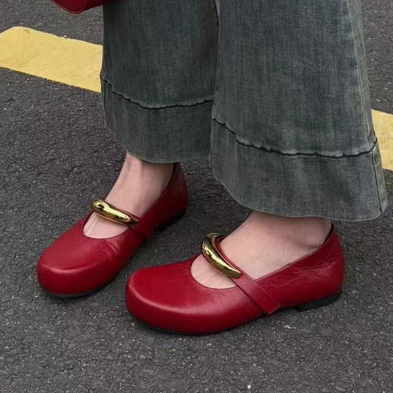 Fashion Fashion Flats Women Shoes Shallow Spring Loafers Shoes 2025 New Trend Cozy Sandals Walking Dress Casual Party Mujer Zapatillas