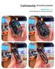 High-End Metal Key Cover for Changan Qiyuan A07 2025, A06 New Energy, and A05/A07 with Buckle