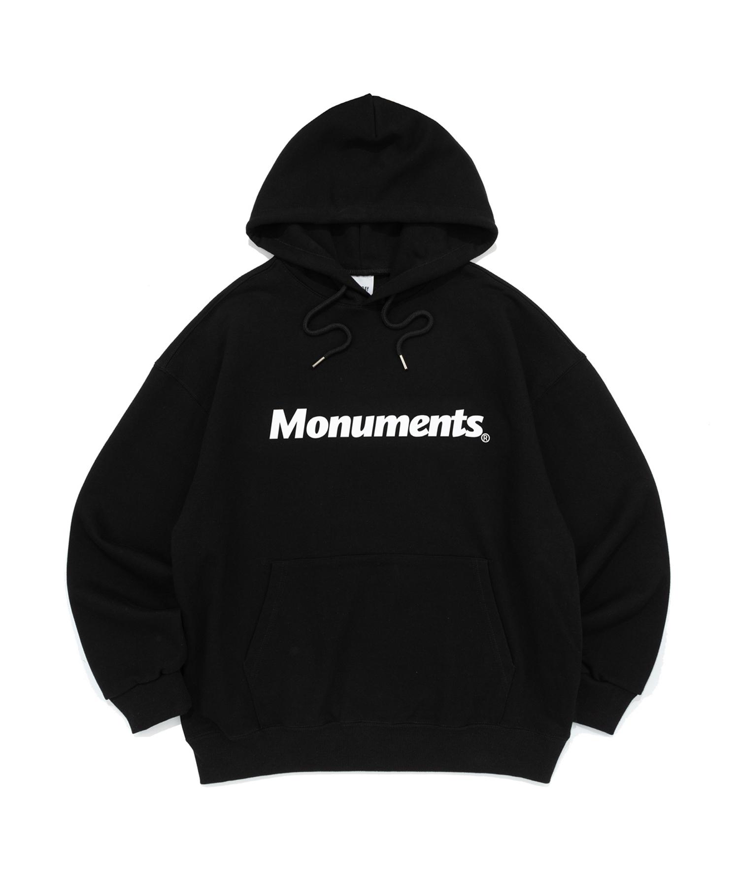 Худи с логотипом Monument Og (черный) Black/M