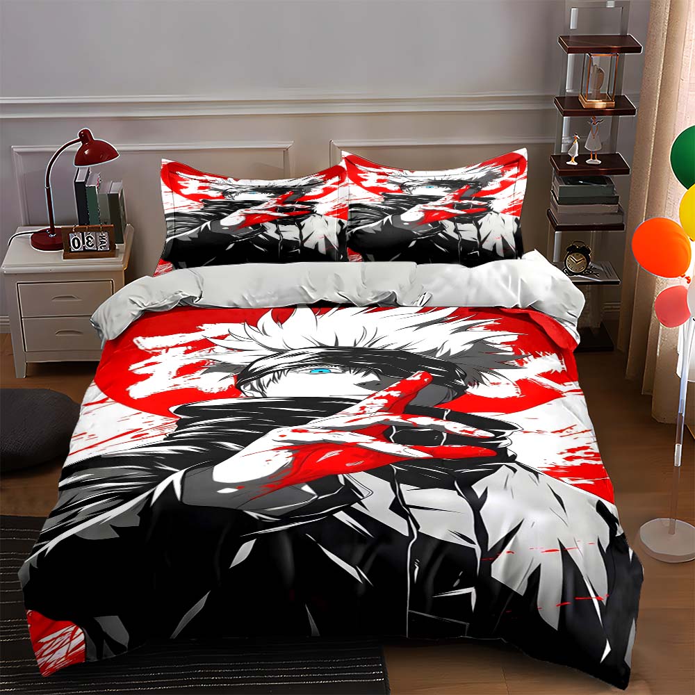 

Anime character design. Bedding Duvet cover sets Duvet covers Pillowcases gifts (1 * Duvet Cover 2 * Pillowcases, without duvet insert) 135x200cm