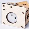 Merry Christmas DIY Xmas Wooden House Glowing Castle Mini Christmas LED Light Xmas Ornaments Home Decoration