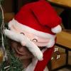 Claus Snowman Cartoon Female  Hat Christmas Airbag Cap Women Winter Cap Ears Movable Hat