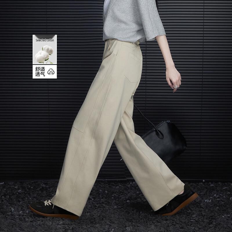 

Cloud Cotton Blend Scimitar Casual Pants L