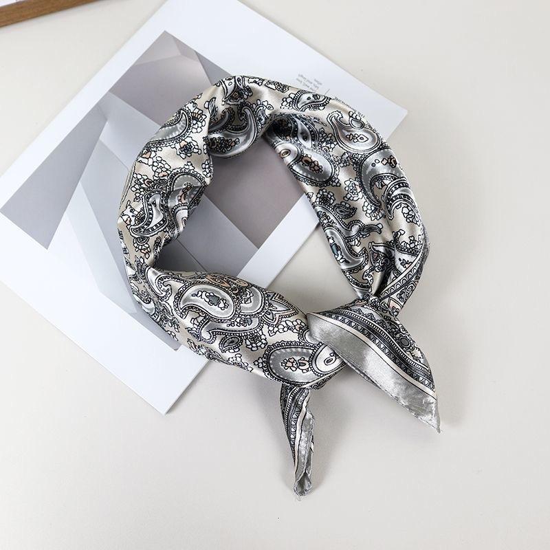 Small square scarf silk scarf men's neck protection scarf professional wear with shirt thin scarf 70x70 scarf