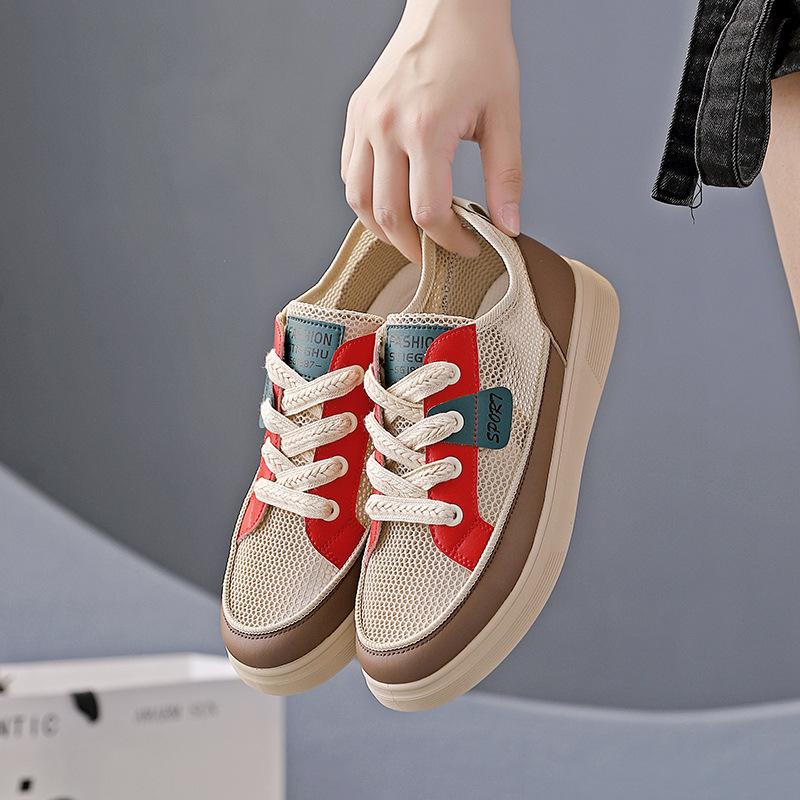 

24 summer new ins trendy Korean version of little white shoes female student board shoes mesh breathable sports casual shoes MX-101 40